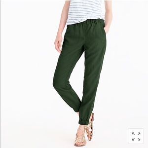 J.Crew Seaside Pant - Linen Joggers
